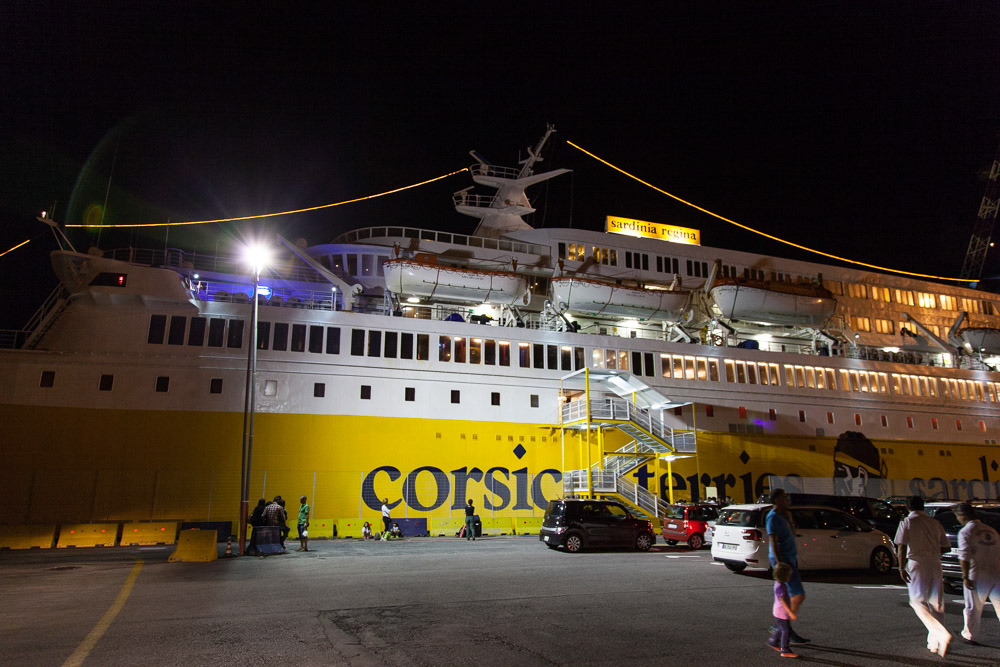 Corsica Ferries - unsere Fähre zur Insel